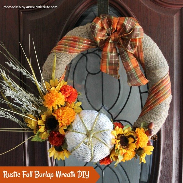 easy fall burlap wreath instructions