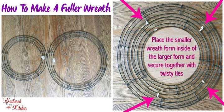 diy rag wreath tutorial under 10