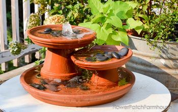 DIY Terra Cotta Pot Fountain