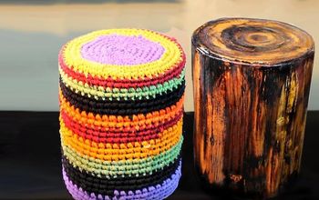 DIY  Cardboard Stool - Looks Like Wood!