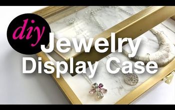 Need Storage For Small Items? Here's DIY Jewelry Display Case Tutorial
