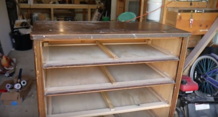 dresser to bookcase Old turned into shelf, yay or nay? Amazing Dresser to Shelf Conversion