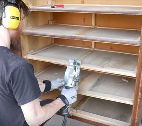 amazing dresser to shelf conversion diy upcycle project