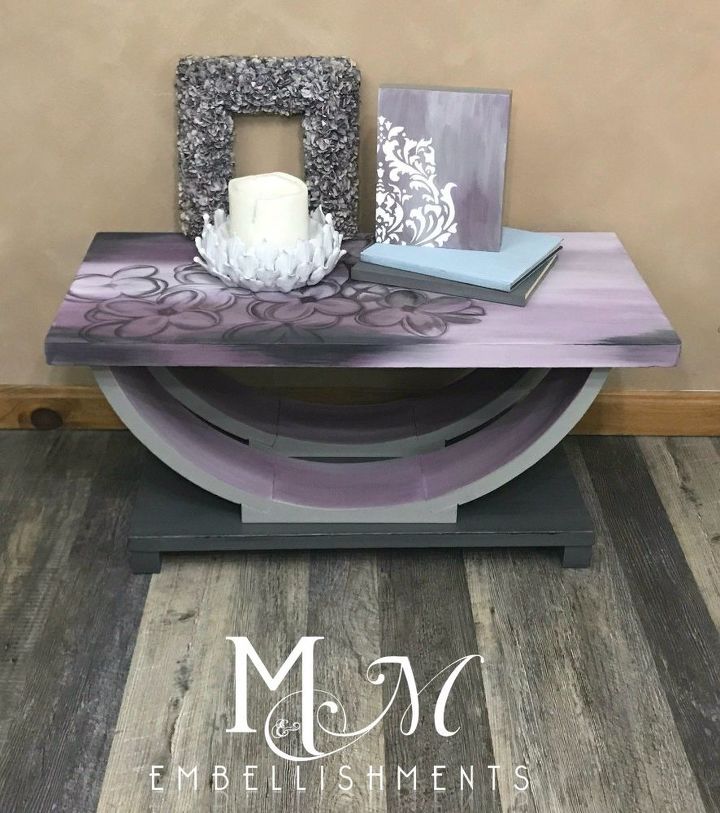 watercolor lilac blossoms table