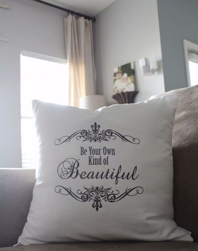 modern farmhouse living room refresh with diy drop cloth curtains