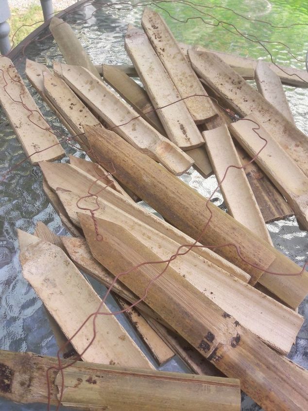 laminated photo garden stakes