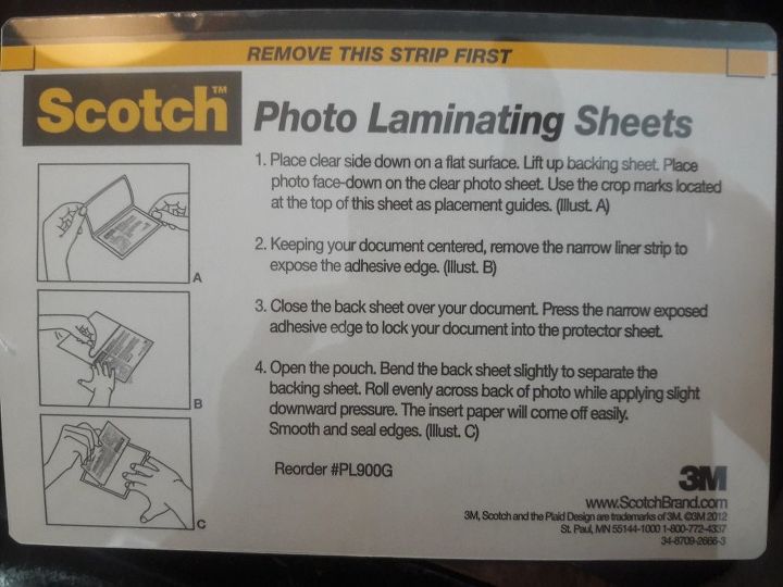 laminated photo garden stakes