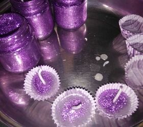 make your own glitter jar and tealight candles at home