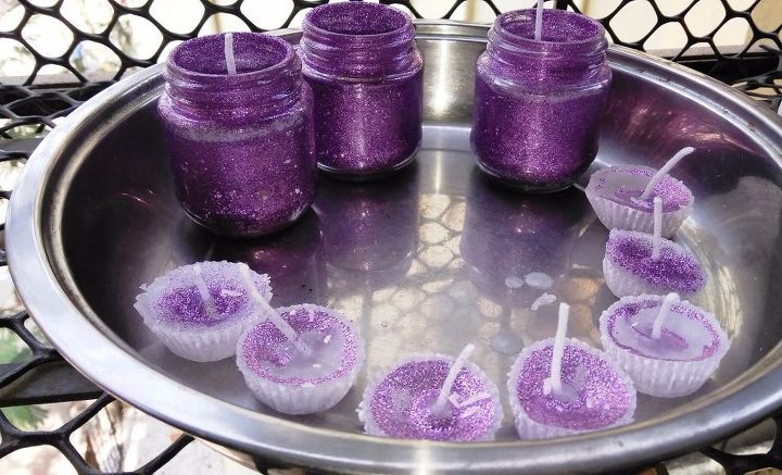 haz tu propio tarro de purpurina y velas de t en casa