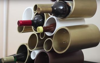 DIY PVC Wine Rack