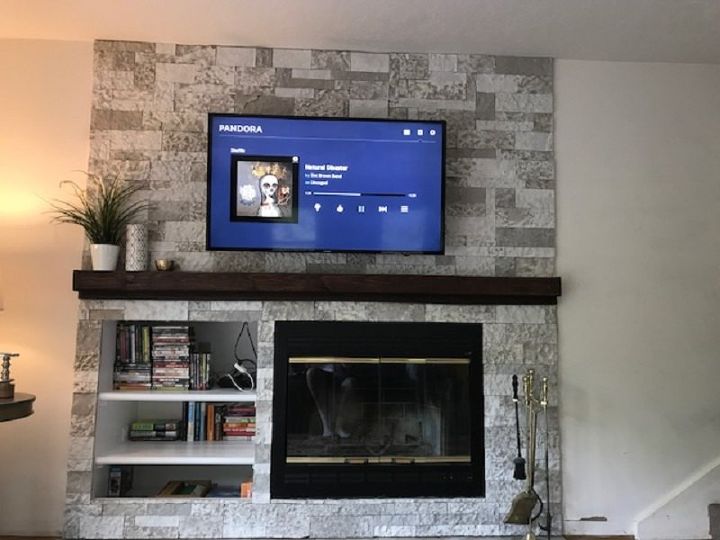 Fixed an Offcenter Fireplace Hometalk