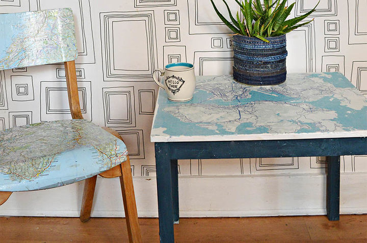 make a stunning map table of your favourite city an ikea hack