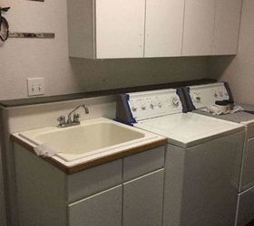 inexpensive laundry room makeover