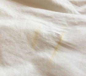 can i remove burn marks from white sheets