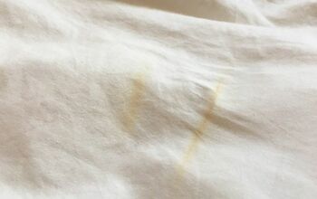 Can I remove burn marks from white sheets?