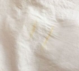 can i remove burn marks from white sheets