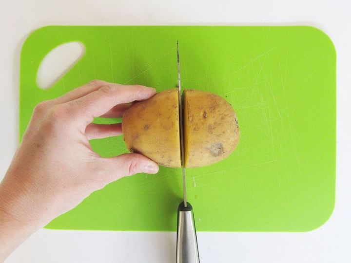 3 extraas formas de decorar tus paos de cocina paso a paso, Pa os de T Estampados con Patatas