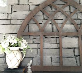 diy reversible fixer upper cathedral window frame