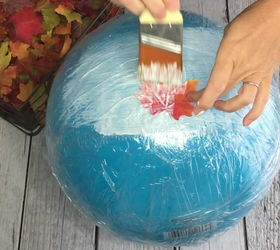 How to Easily Make a Bowl Out of Faux Fall Leaves
