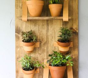 diy vertical wall planter