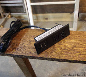 console table charging station for behind our sofa