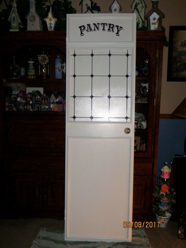 pantry door make over from original door
