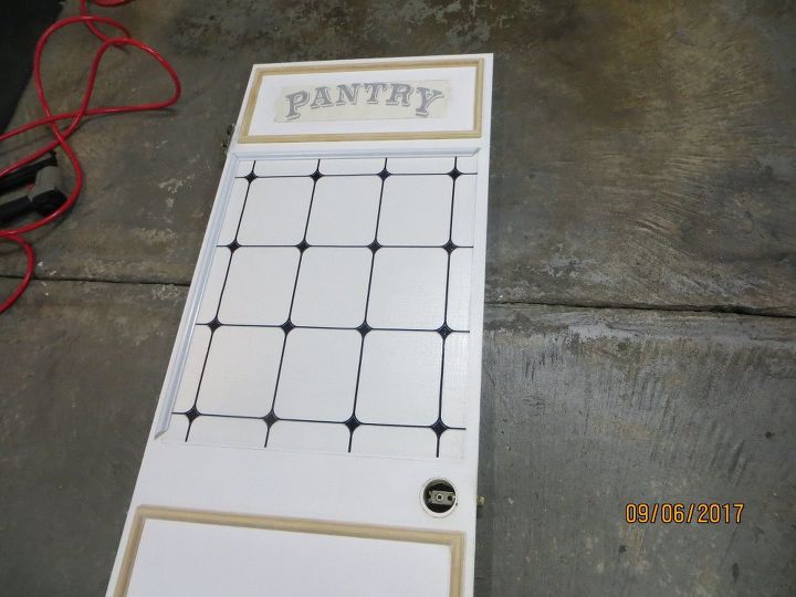 pantry door make over from original door