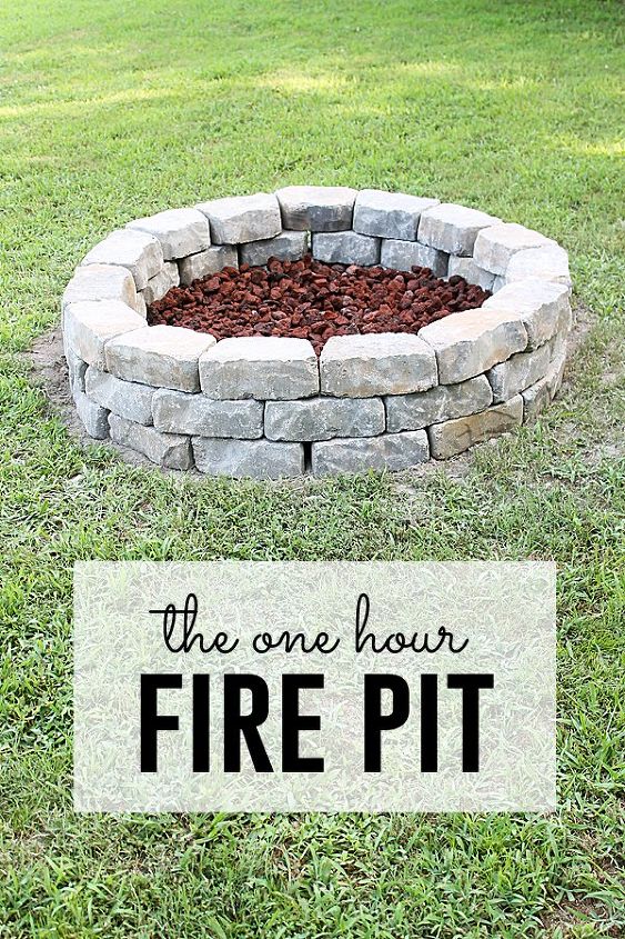 easy diy fire pit