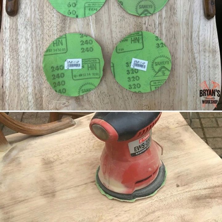 chalk painted oak pressed back chairs