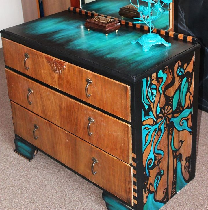 muebles pintados a mano