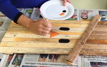 Fall to Winter Wreath: How to Make a Cute Reversible Scarecrow Snowman