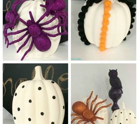 3 DIY Decorated Ceramic Pumpkin Ideas