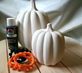 3 diy decorated ceramic pumpkin ideas