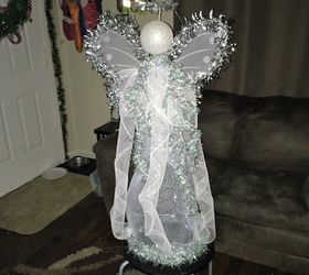 lighted tomato cage angel, Accessories are another way to make it yours