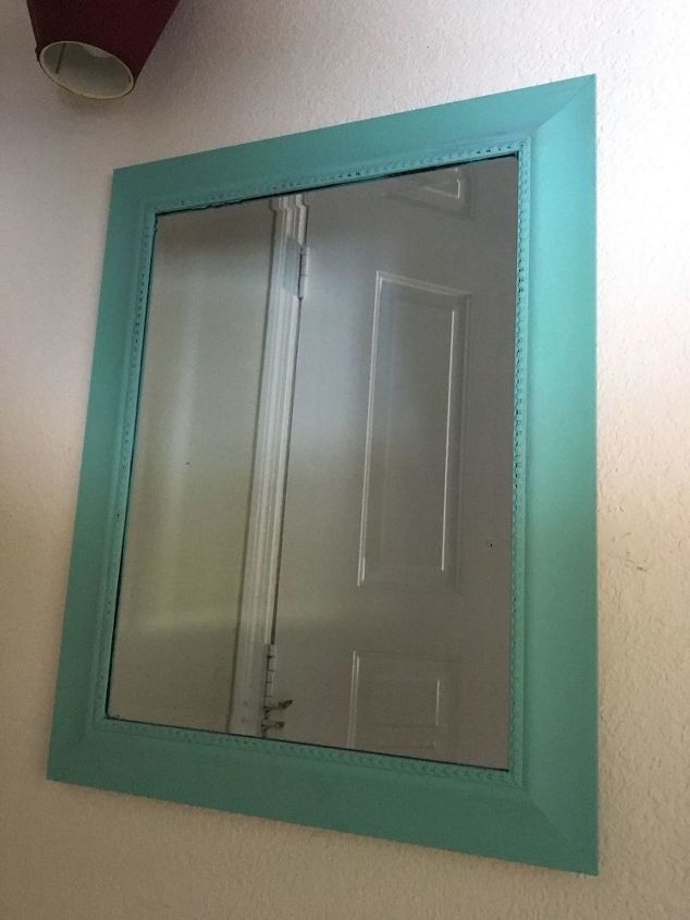 q i found this mirror in our apartment rental being the repu
