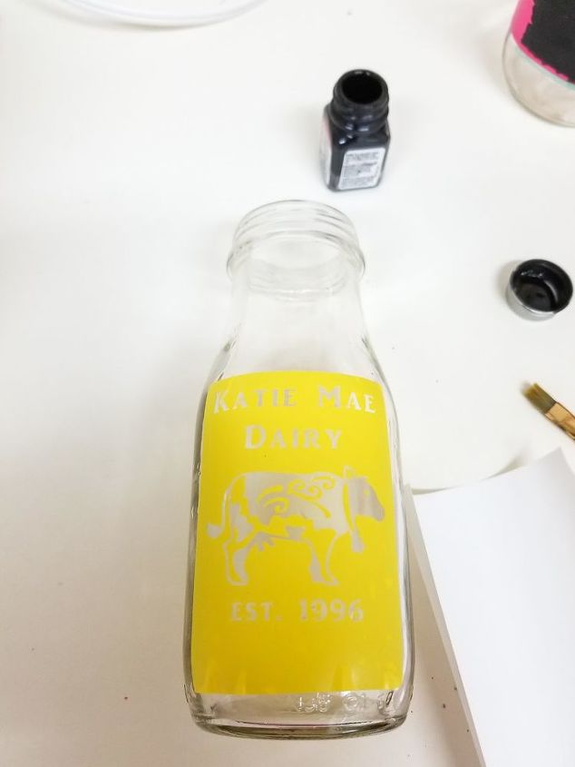 botellas de leche de vidrio personalizadas
