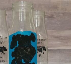 personalized diy glass milk bottles