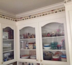 what are some attractive ways to redo glass kitchen cabinets