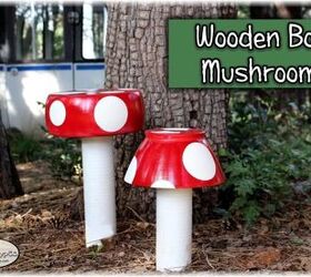 Make Some Wooden Bowl Mushrooms
