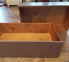 diy turn old drawers into shelves