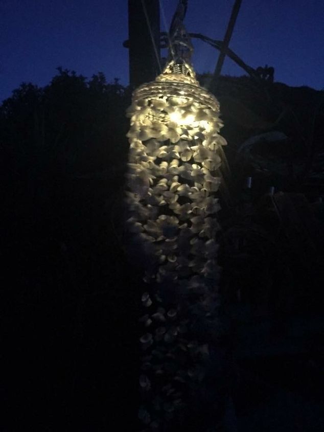 shell chandelier