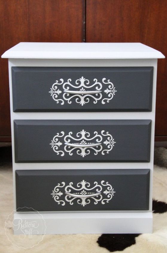 25 awesome ways to upgrade your home using stencils, Use embossing paste to enhance any furniture