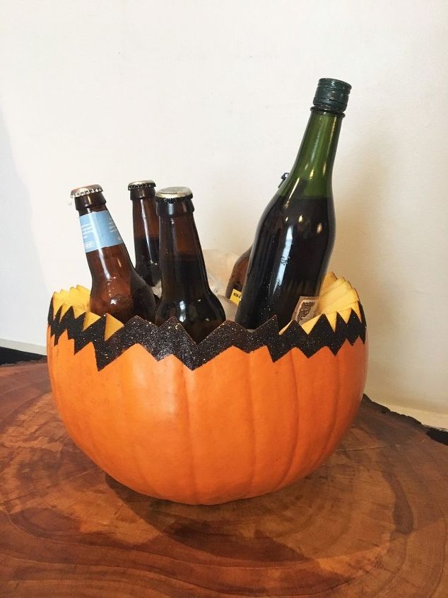 s bibbidi bobbidi boo 3 pumpkin ideas for a magical halloween, Step 9 Fill it up with ice drinks