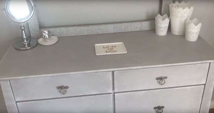 french country dressing table makeover