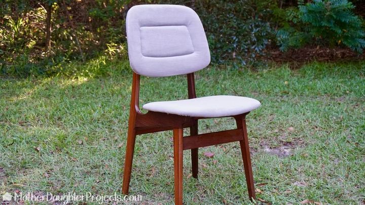 how to reupholster mid century modern chairs