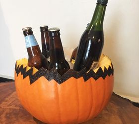 s 13 popular ways to decorate a pumpkin with little or no carving, Make an autumn party pumpkin bowl for 10