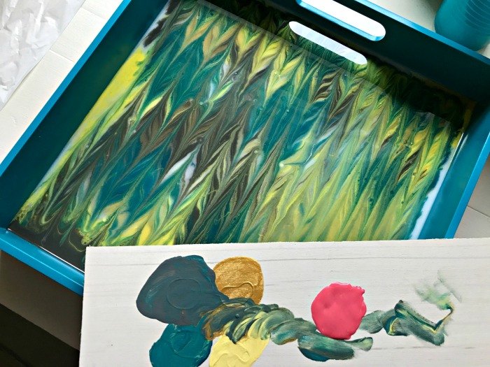 try this pretty marbling diy with envirotex lite resin