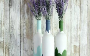 Painted Wine Bottles - Wine Bottle Vases