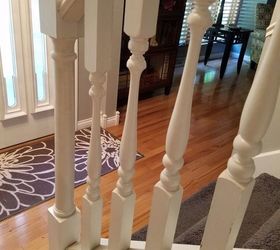 update interior stair spindles