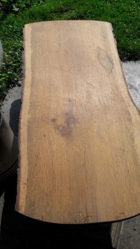 q what to do with this live edge slab and legs